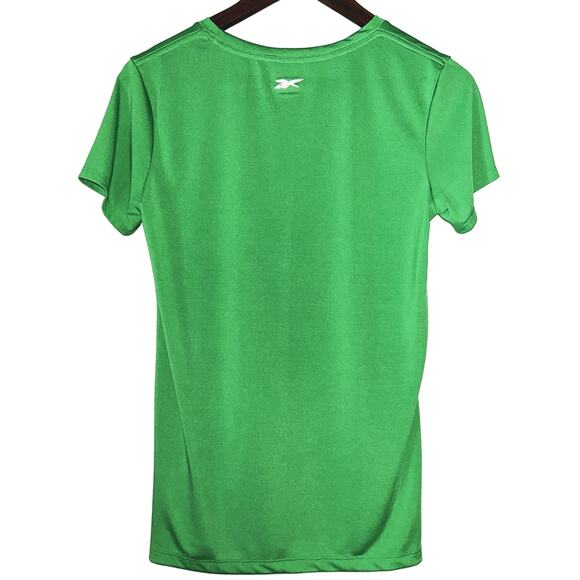 Reebok Green Athletic Short Sleeve T-Shirt Men's Medium (40) - Picture 2 of 5